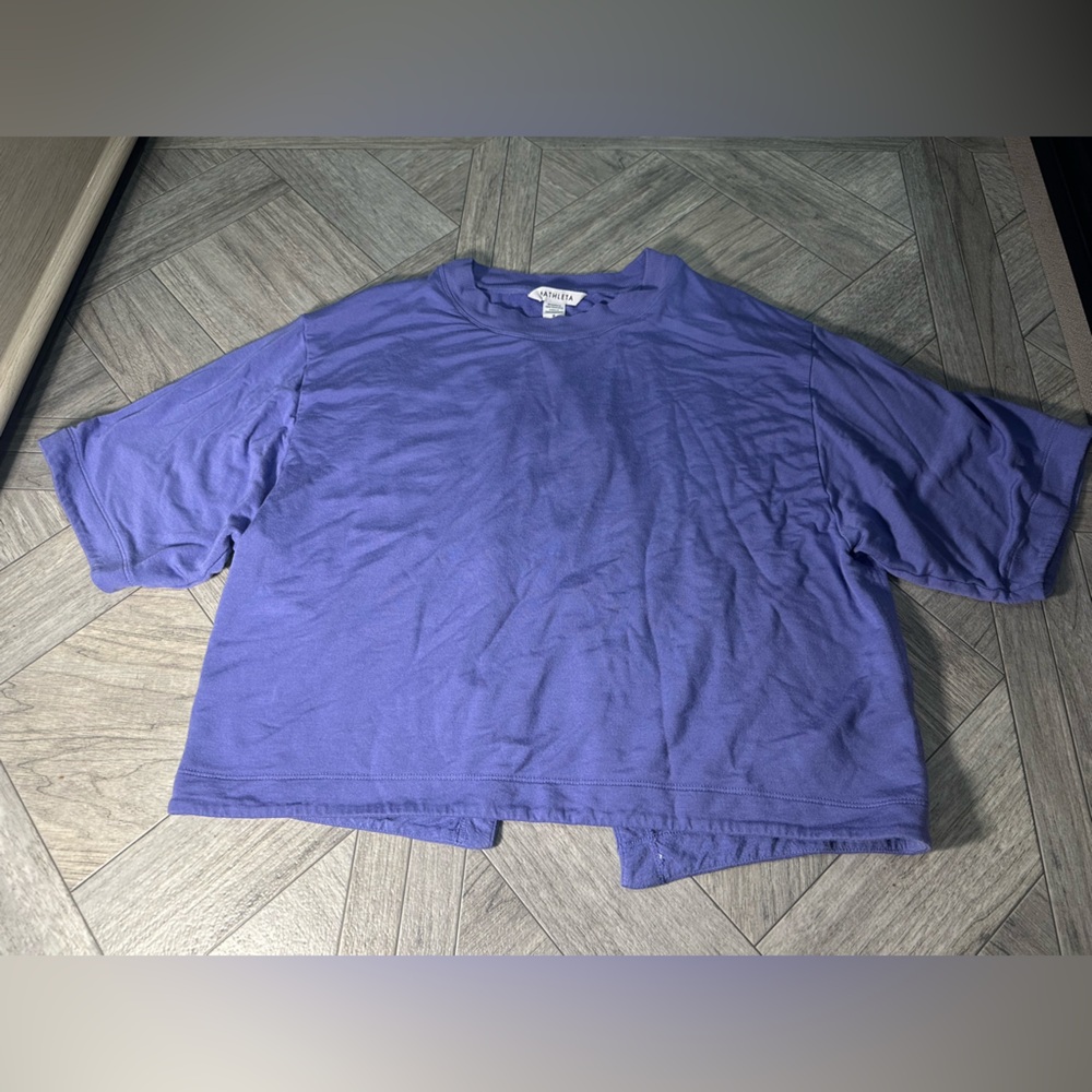 Athleta Purple Short Sleeve Top